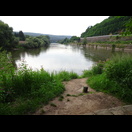 Hier entsteht die Weser; von links die Fulda, von rechts die Werra